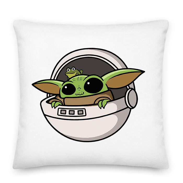 baba yoda baby yoda grogu Párnahuzat