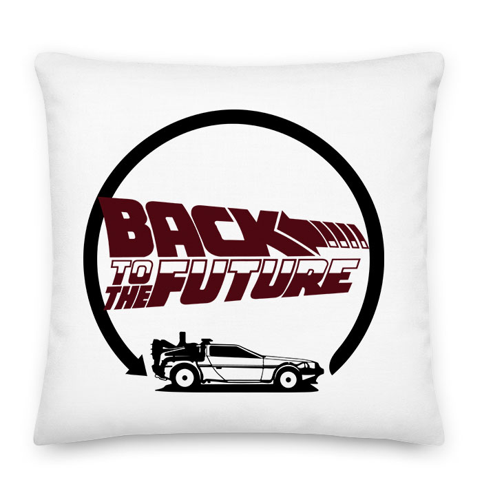 vissza a jövőbe back to the future Párnahuzat