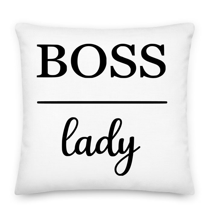 boss lady Párnahuzat