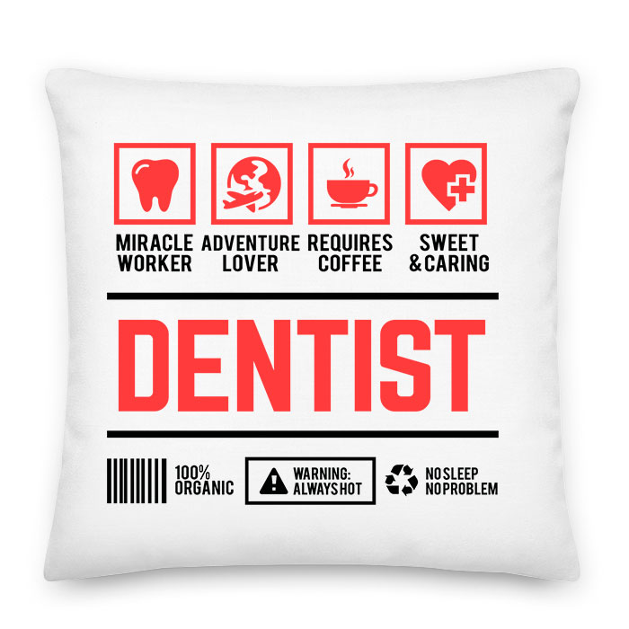 fogorvos fogászat dentist Párnahuzat