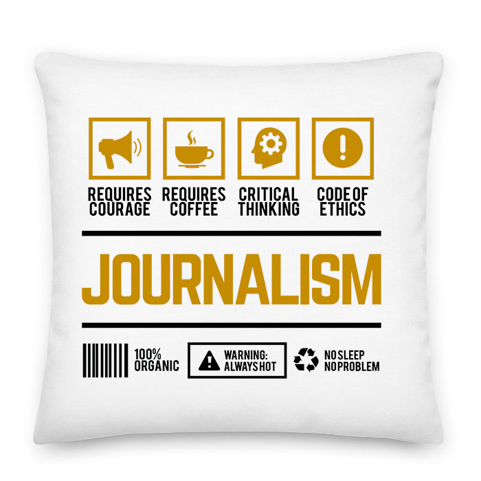 újságíró journalist Párnahuzat
