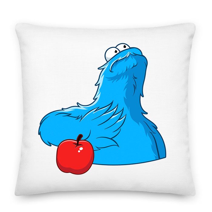 sütiszörny cookie monster alma Párnahuzat