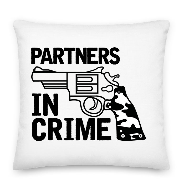 Partners In Crime páros pároknak Párnahuzat