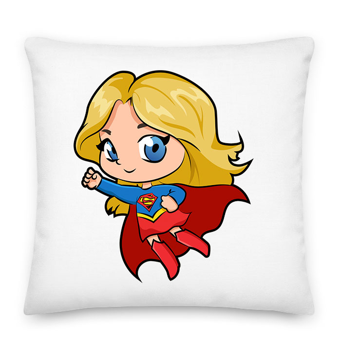 Chibi Supergirl Párnahuzat