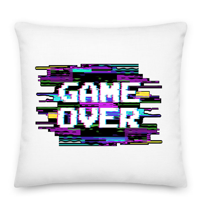 game over gamer Párnahuzat