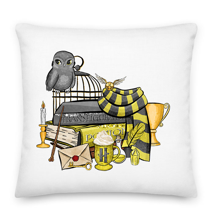 hufflepuff hugrabug harry potter Párnahuzat
