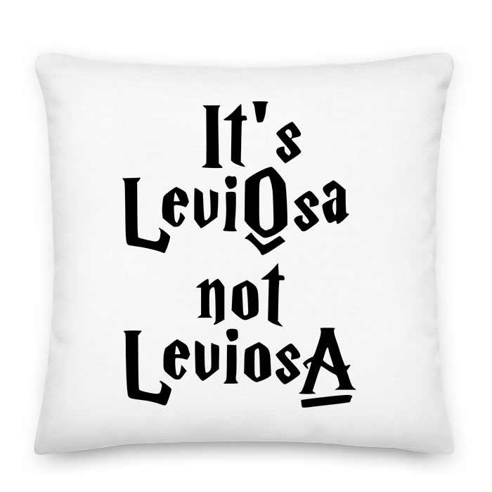 its leviosa not leviosa wingardium leviosa Párnahuzat