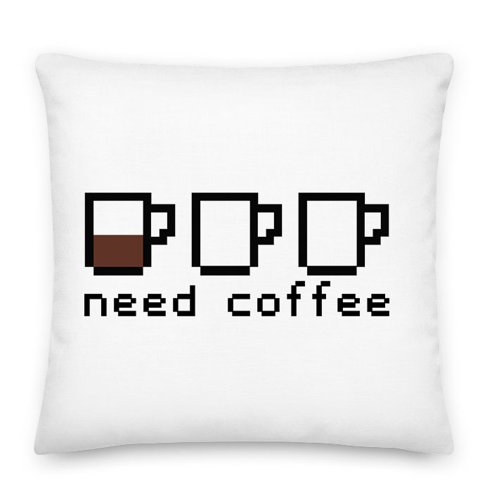 kávé coffee Párnahuzat