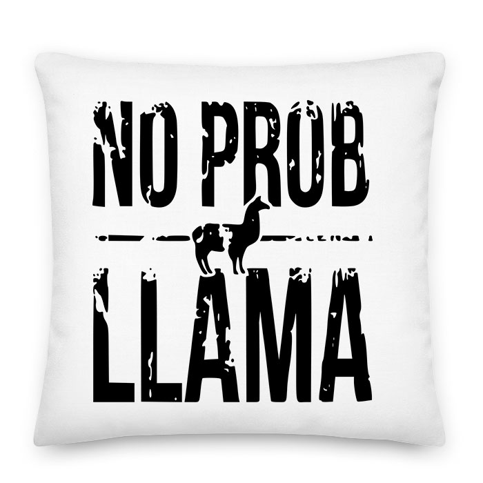 no probllama láma Párnahuzat