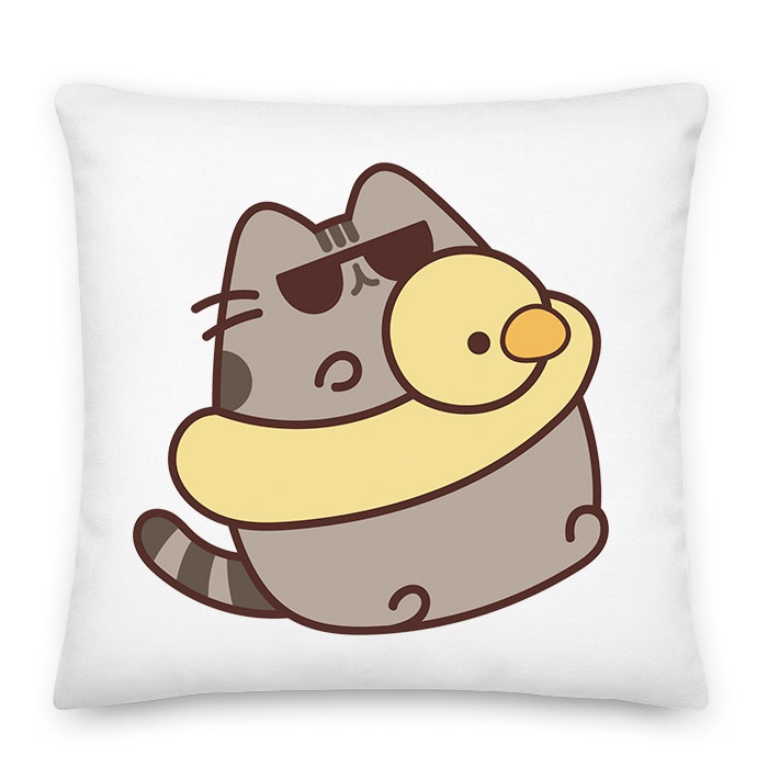 nyár nyaralás szemüveg pusheen macska macskás cica cicás Párnahuzat