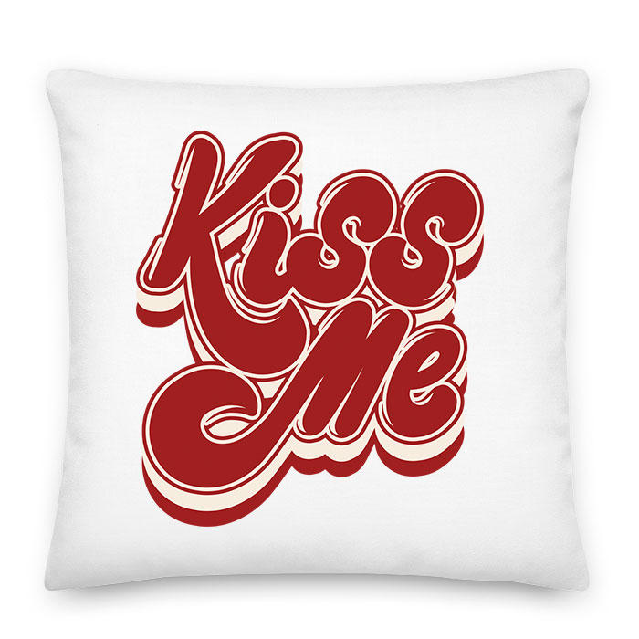kiss me Párnahuzat
