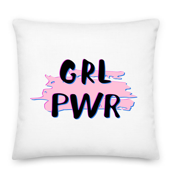 girl power grl pwr Párnahuzat