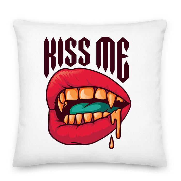 kiss me lips ajak Párnahuzat
