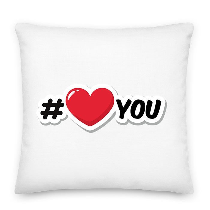 i love you Párnahuzat