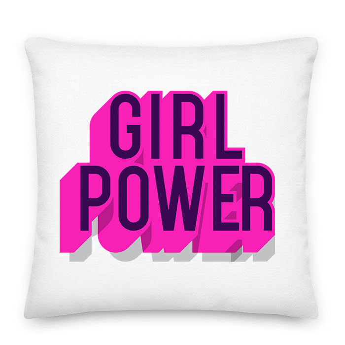 girl power grl pwr Párnahuzat