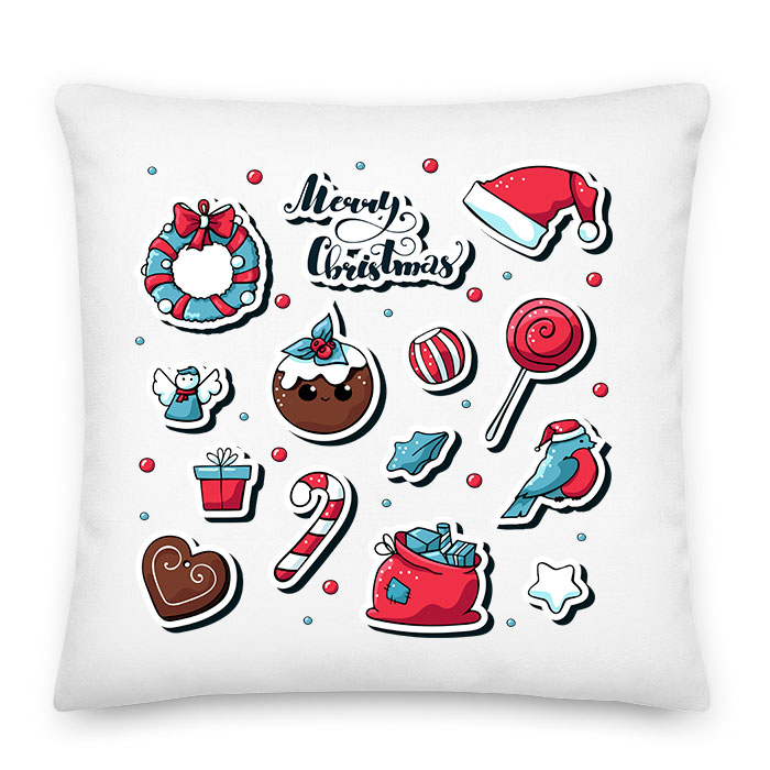 karácsony karácsonyos merry christmas mézeskalács Párnahuzat