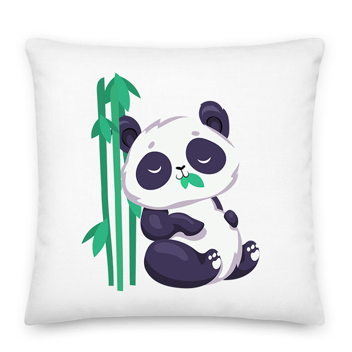cuki panda pandás bambusz Párnahuzat