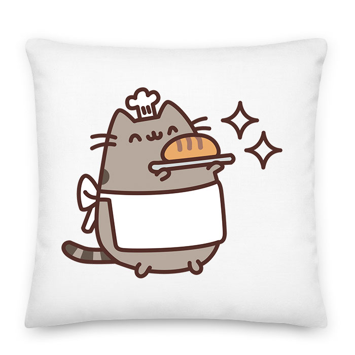 pusheen pék macska macskás cica cicás Párnahuzat
