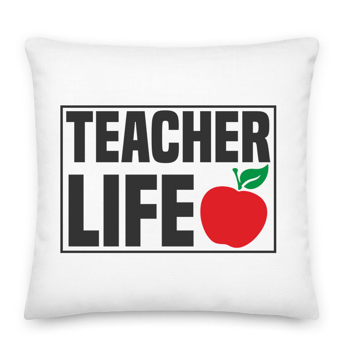 teacher life tanár Párnahuzat