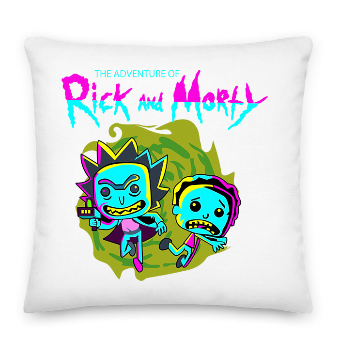rick és morty Párnahuzat