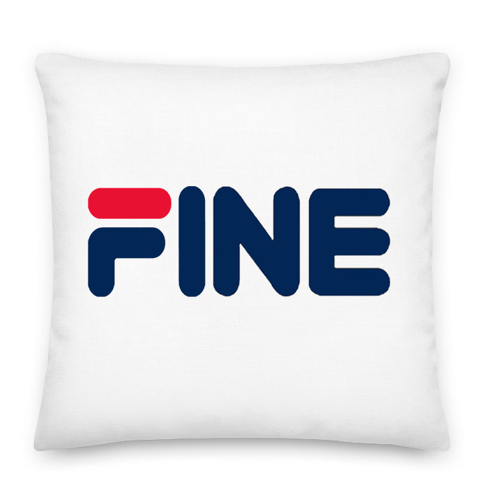 fila fine humor Párnahuzat