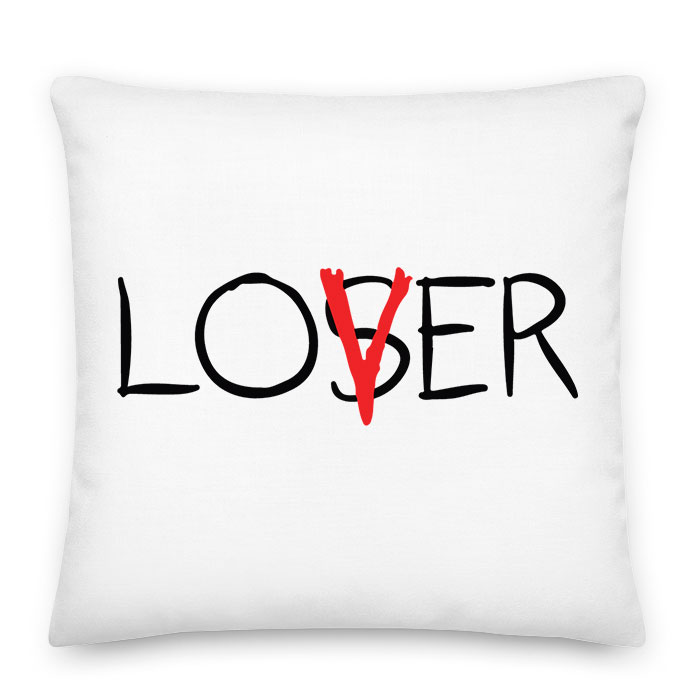 lover loser az stephen king it pennywise Párnahuzat