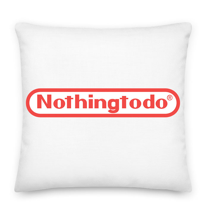 nintendo nothingtodo Párnahuzat
