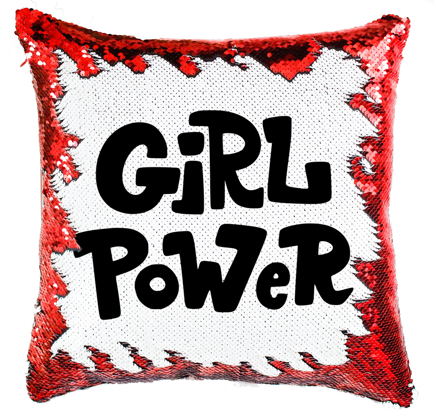 Girl Power Simiflitteres Párnahuzat
