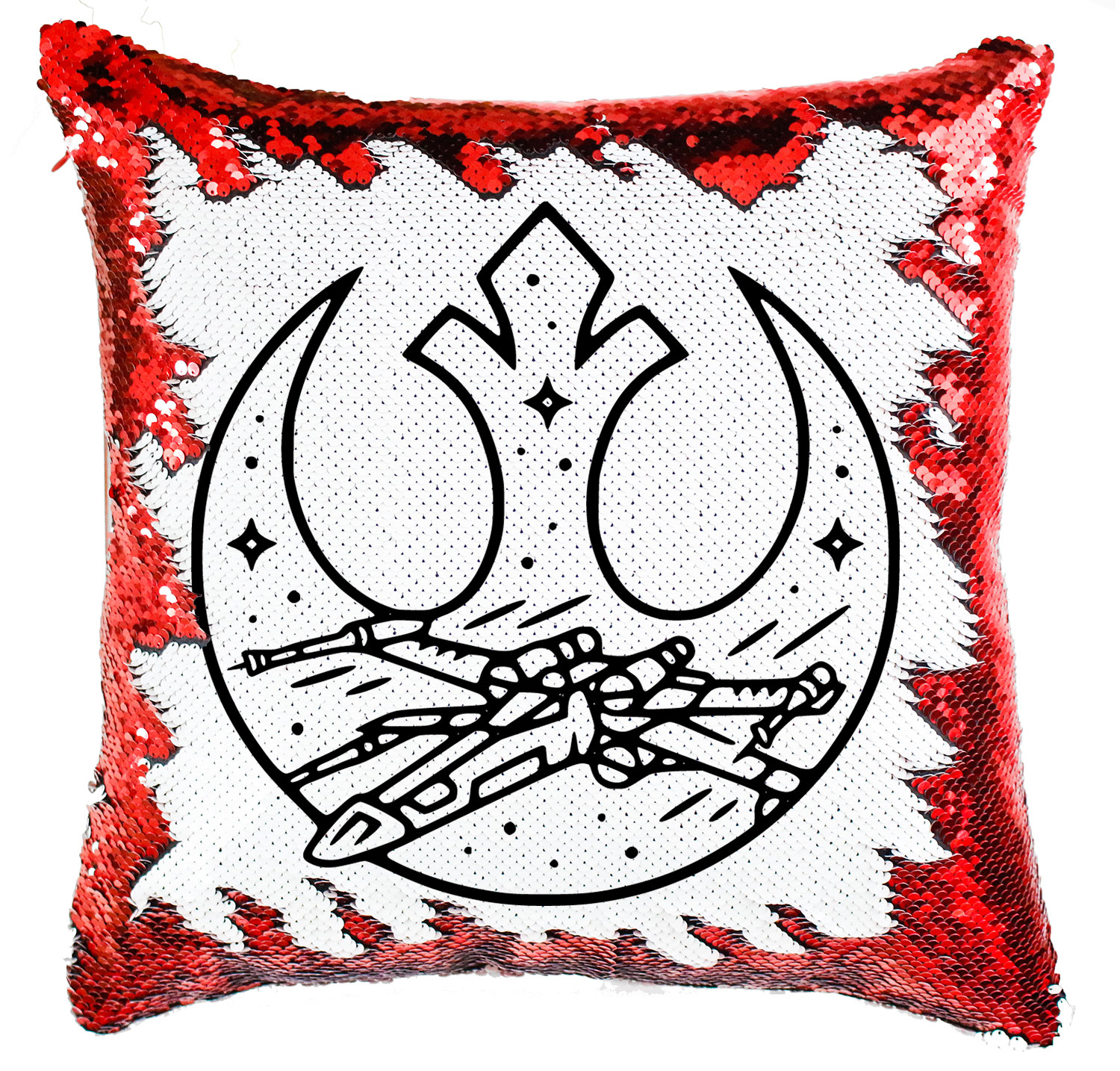 Star Wars X-wing X-szárnyú Simiflitteres Párnahuzat