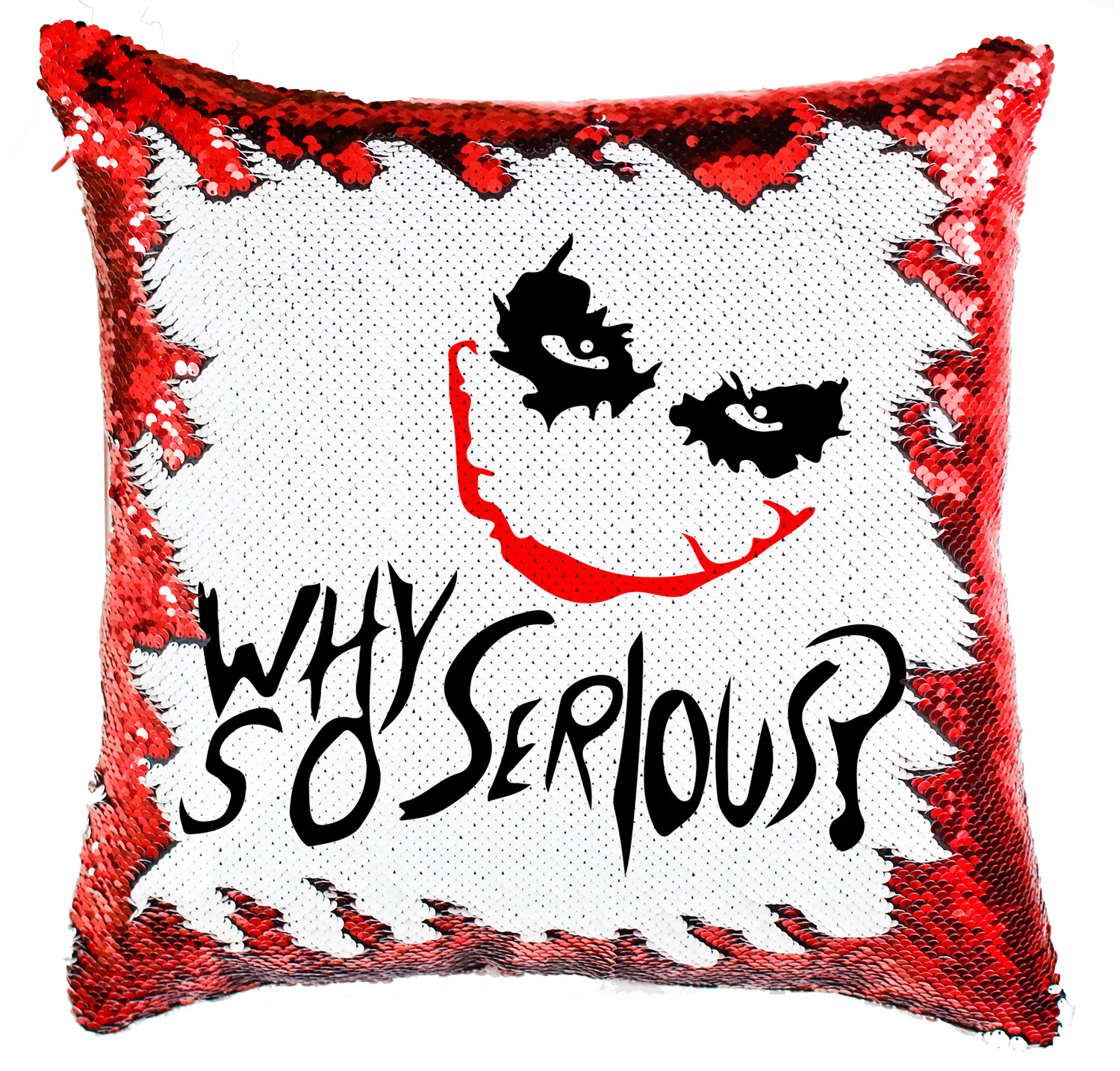 Joker Why So Serious Simiflitteres Párnahuzat