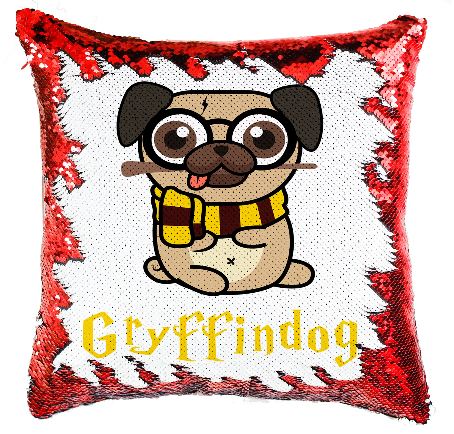 Harry Potter Kutyás Gryffindog Simiflitteres Párnahuzat