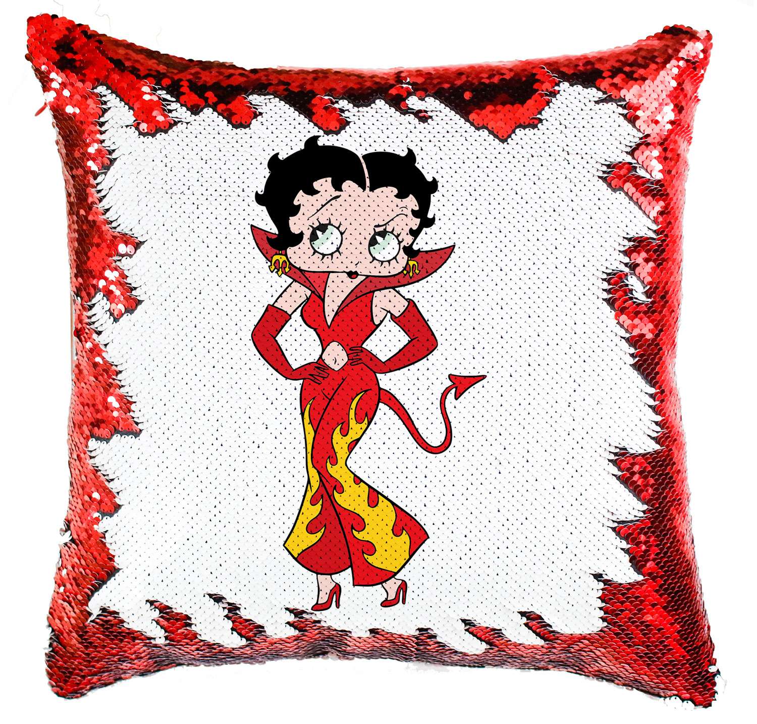 Betty Boop Simiflitteres Párnahuzat
