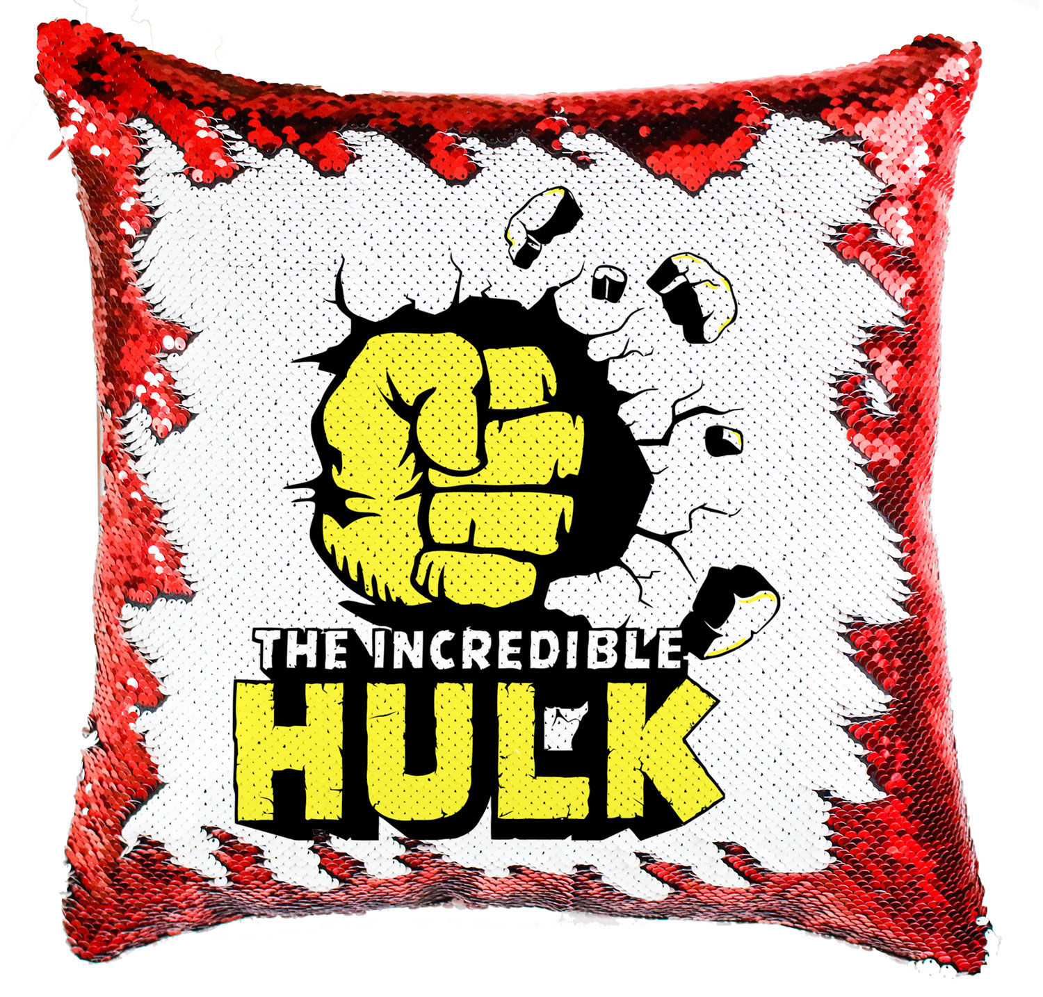 avengers bosszúállók hulk Simiflitteres Párnahuzat