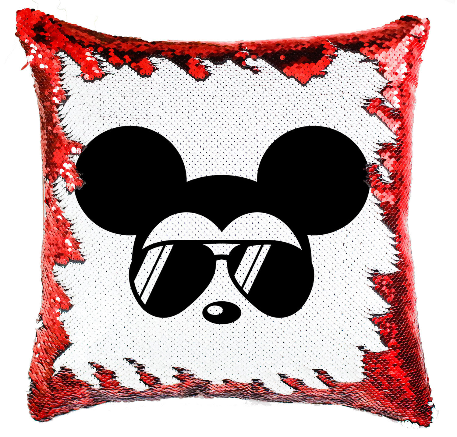 Mickey Egér Simiflitteres Párnahuzat
