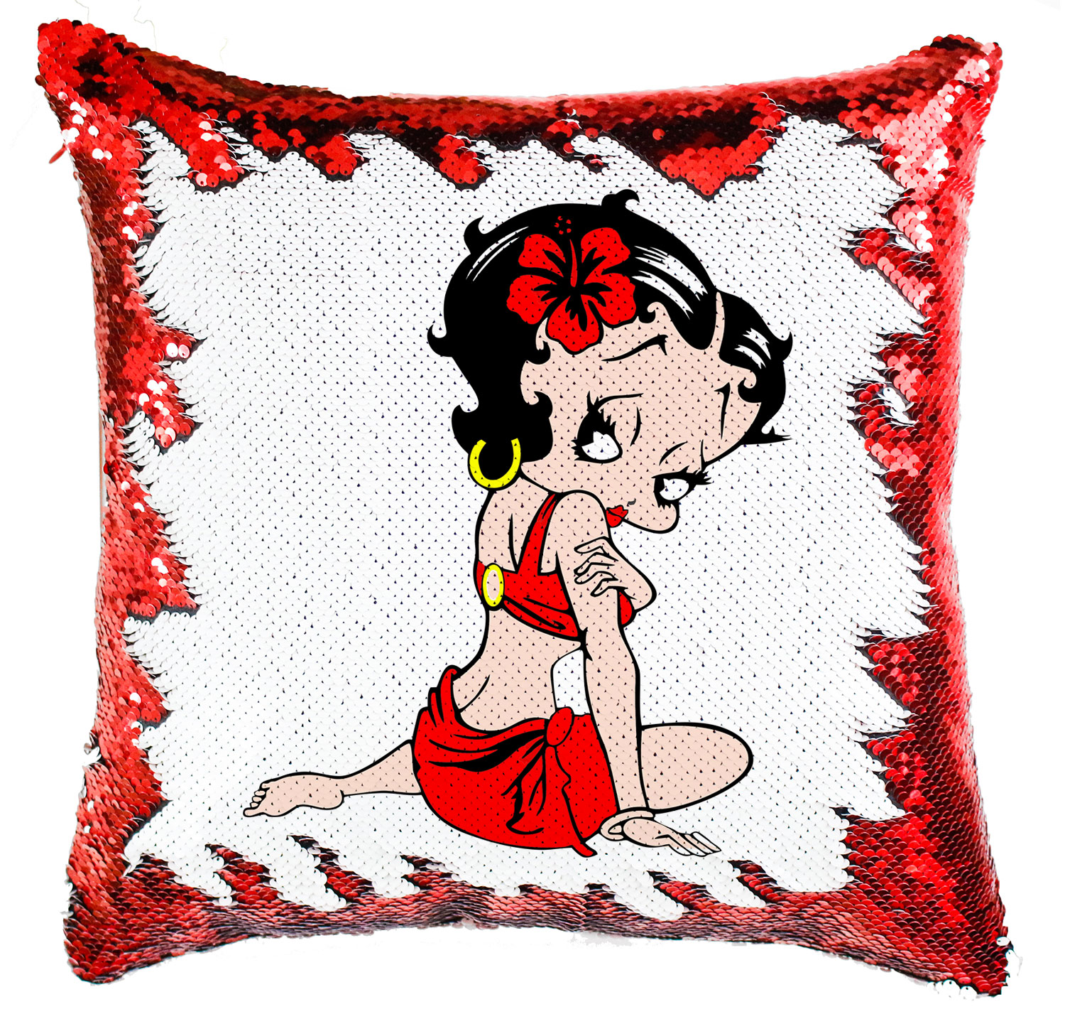 Betty Boop Simiflitteres Párnahuzat