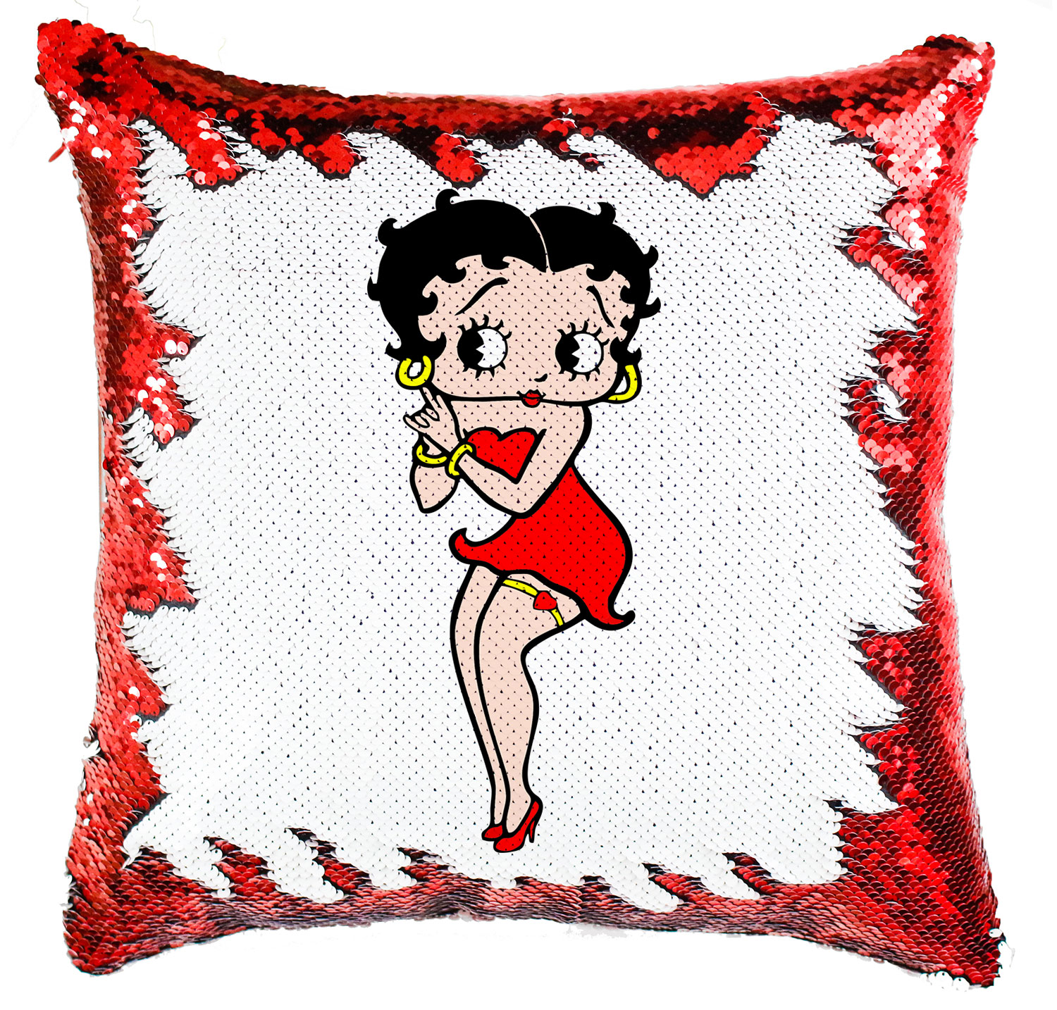 Betty Boop Simiflitteres Párnahuzat