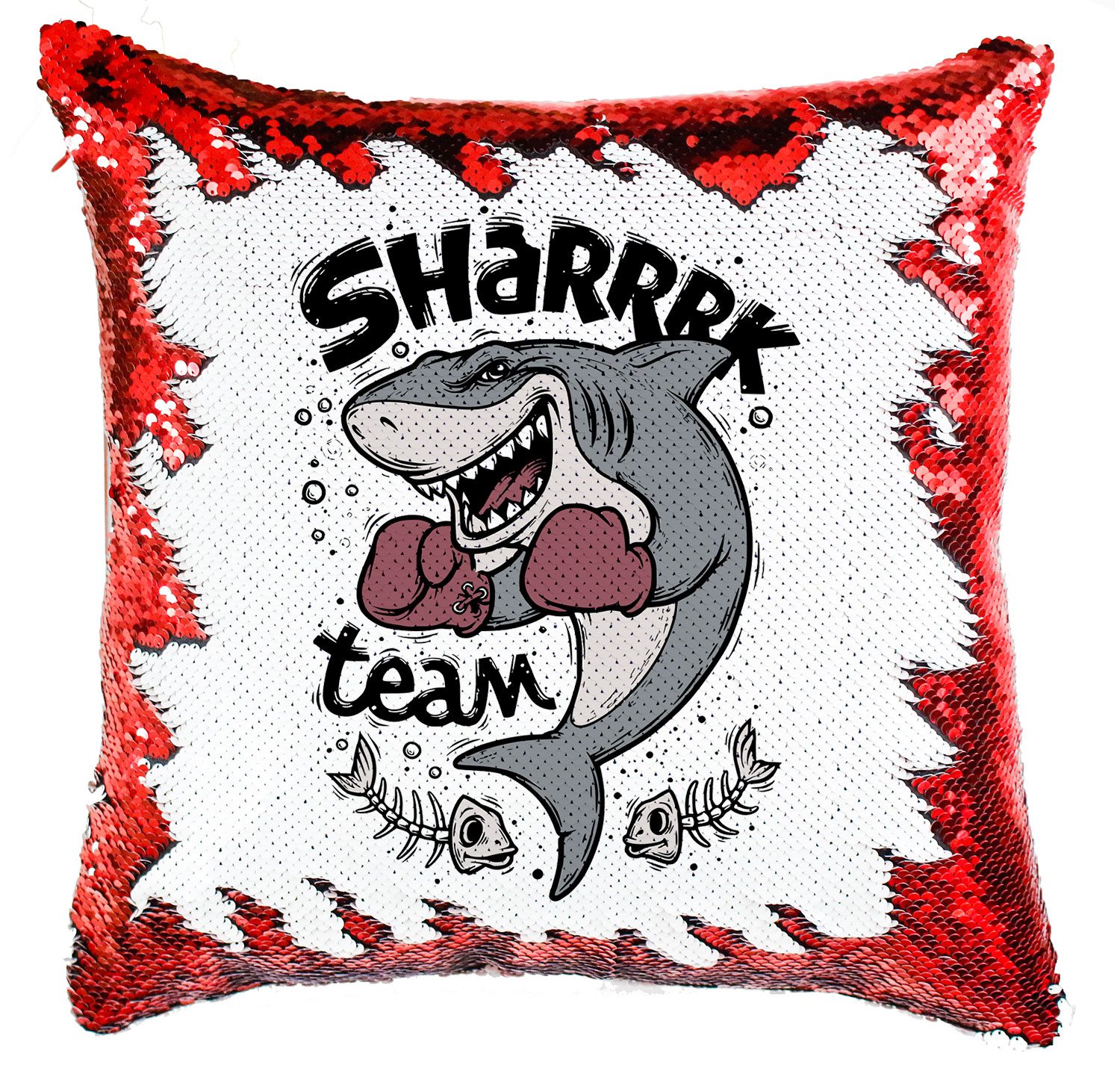 cápa shark team box Simiflitteres Párnahuzat