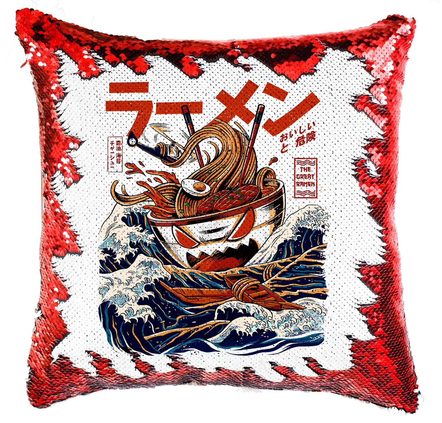 japán ramen Simiflitteres Párnahuzat