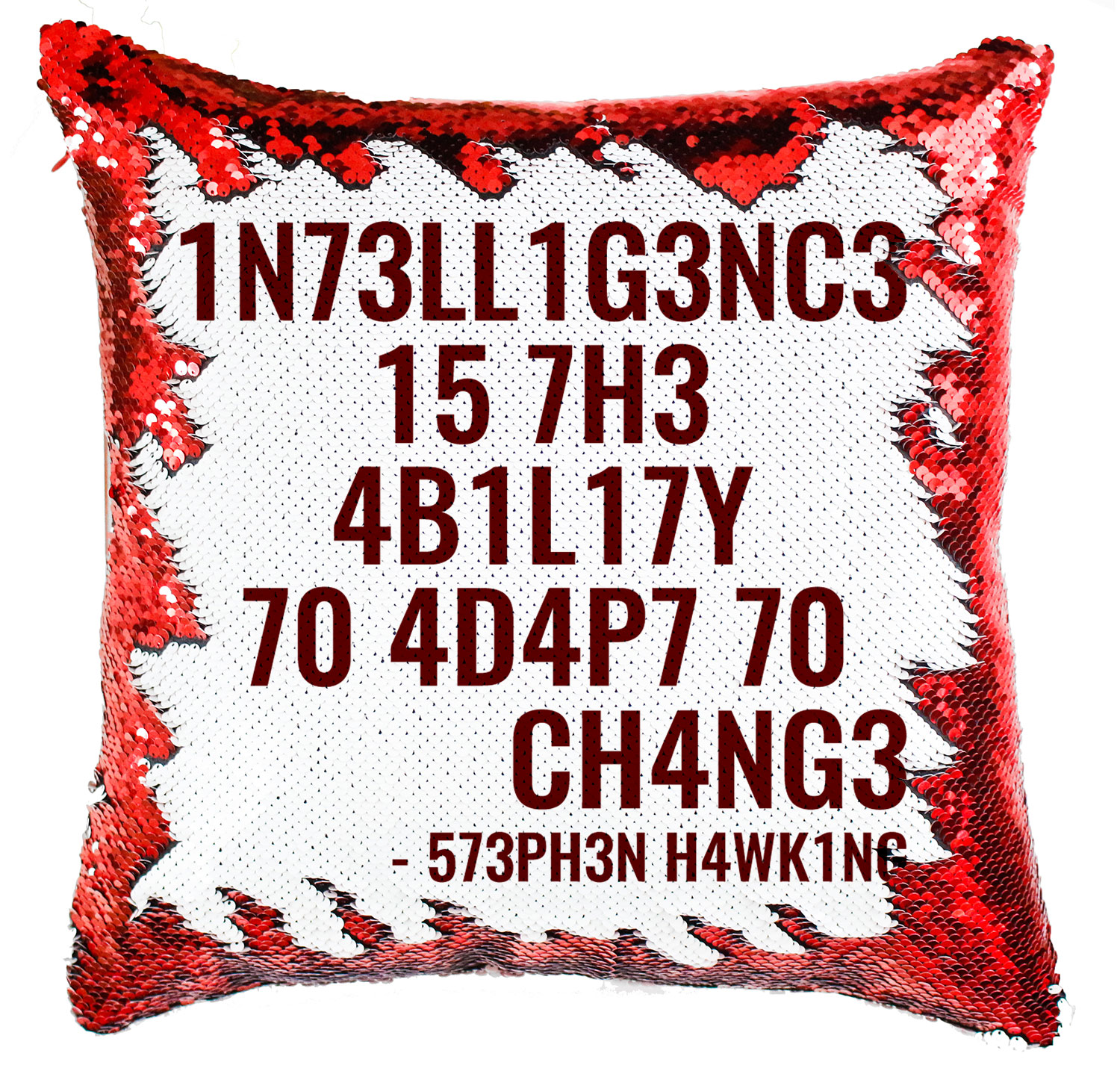 stephen hawking idézet tudomány intelligence Simiflitteres Párnahuzat