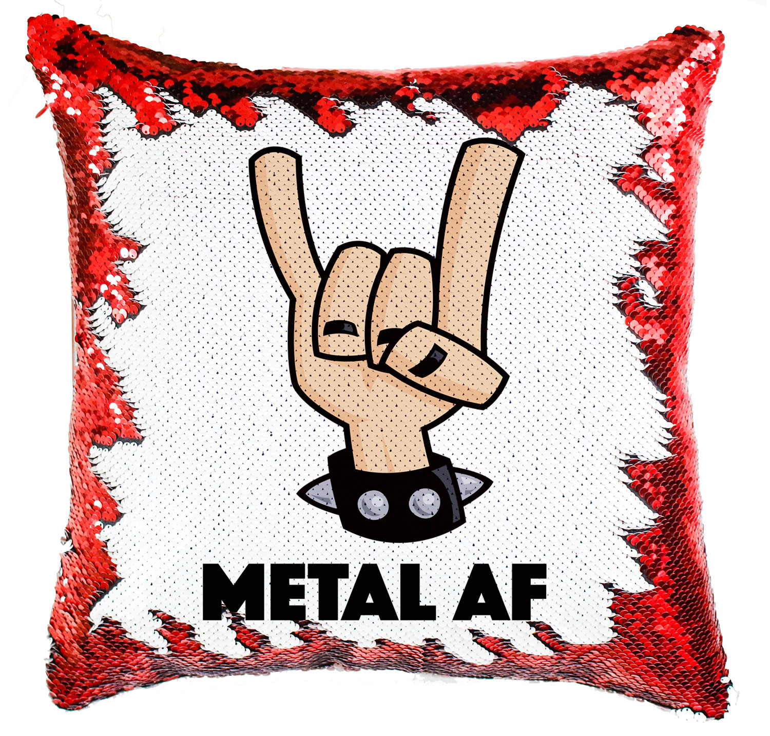 heavy metal as fuck Simiflitteres Párnahuzat