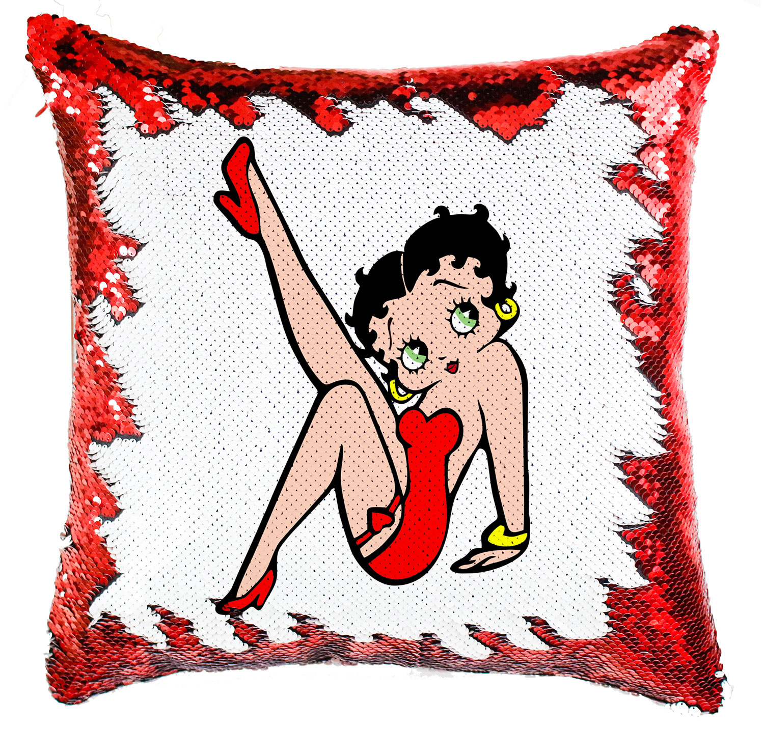 Betty Boop Simiflitteres Párnahuzat