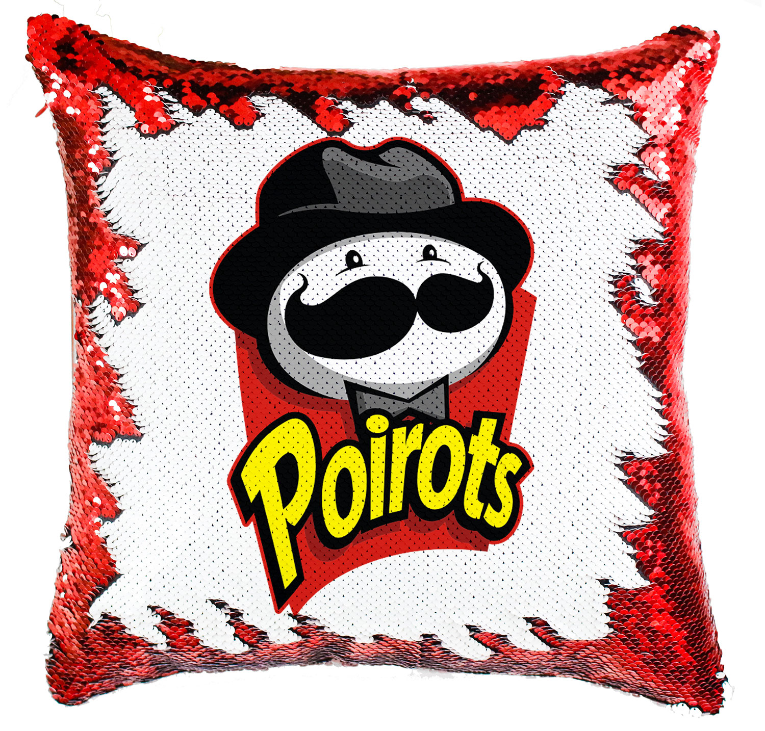 pringles humor poirot Simiflitteres Párnahuzat