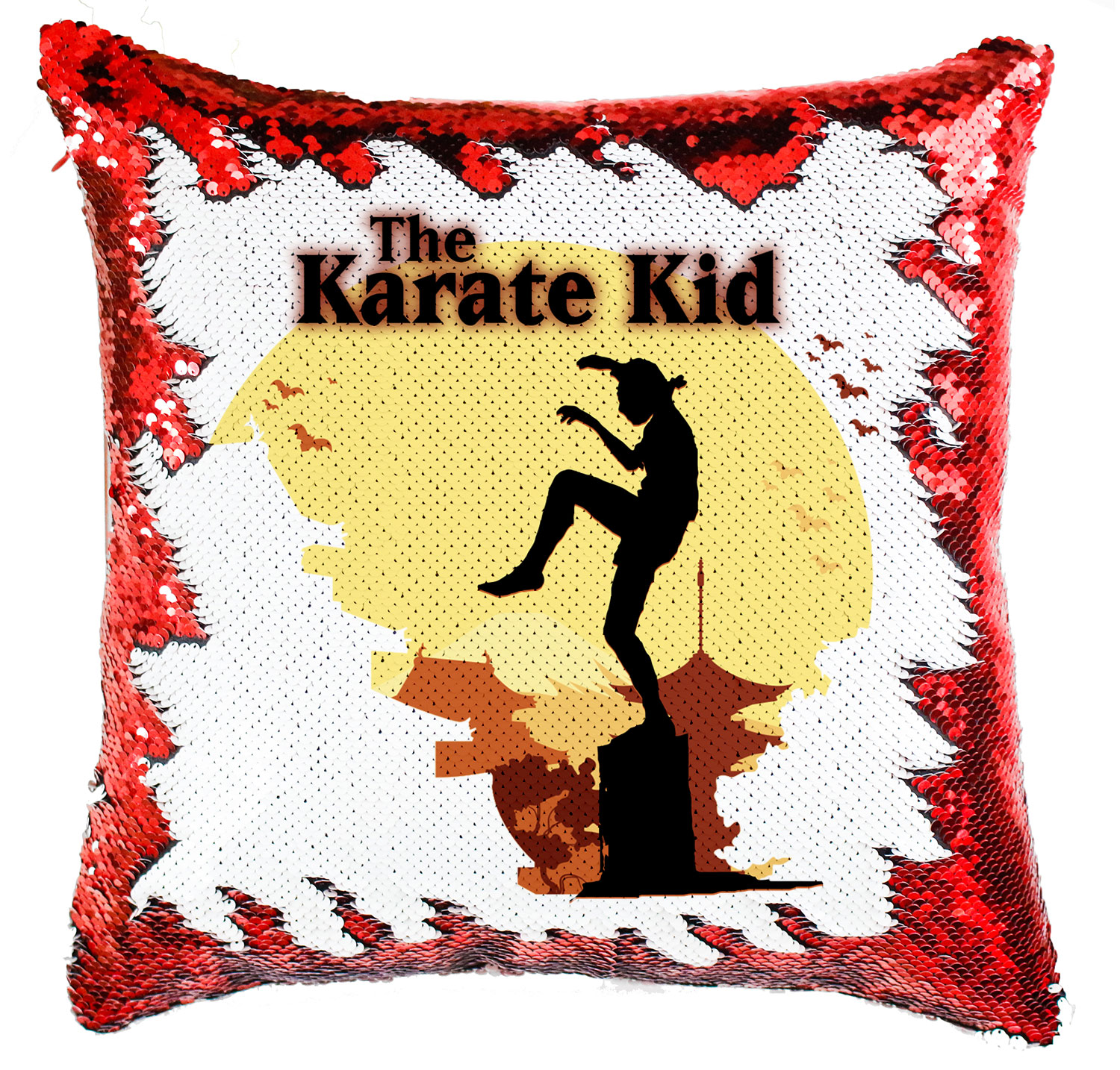 Karate Kölyök Karate Kid Simiflitteres Párnahuzat