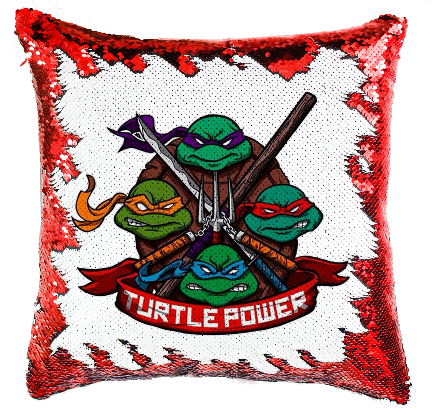 tmnt tini ninja teknőcök Simiflitteres Párnahuzat