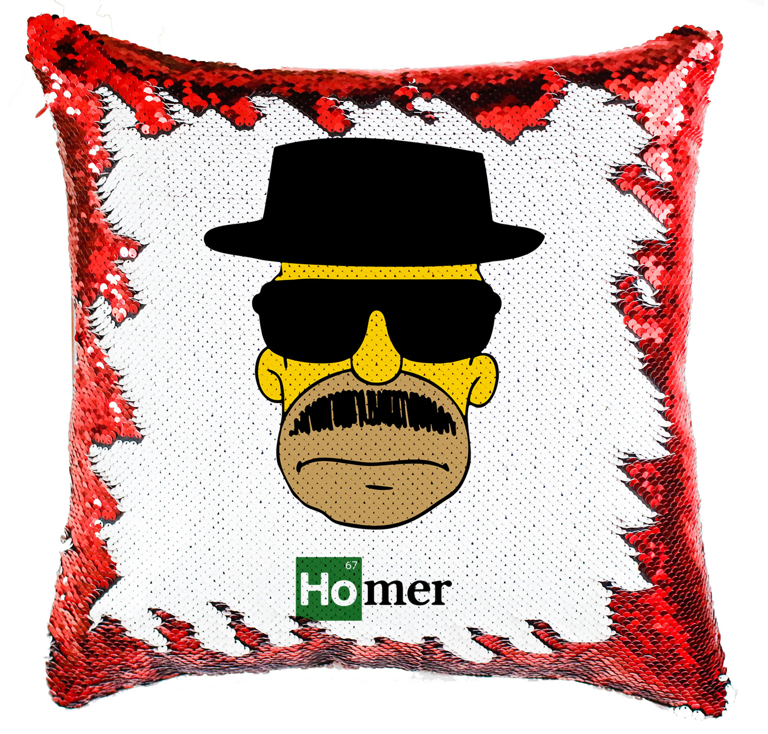 homer simpson breaking bad heisenberg Simiflitteres Párnahuzat