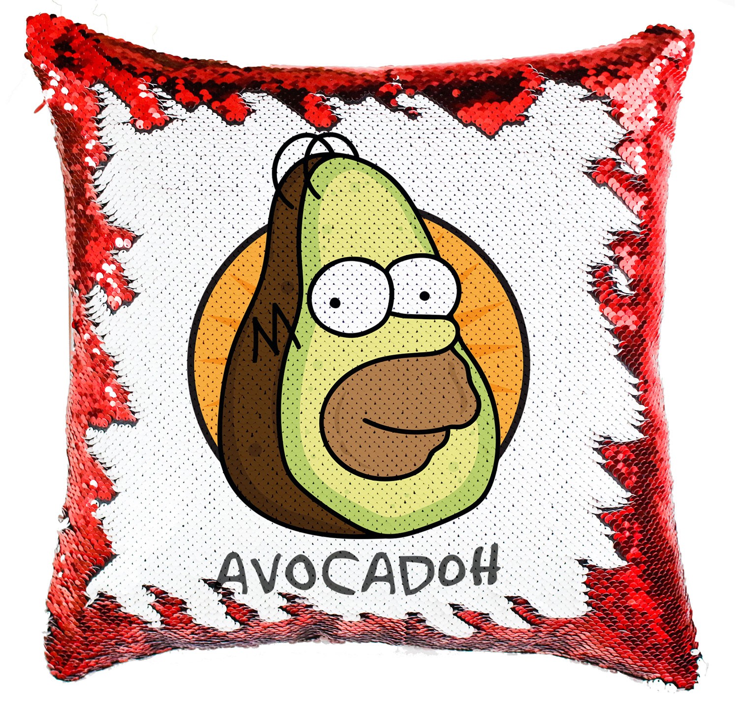 homer simpson avocadoh Simiflitteres Párnahuzat