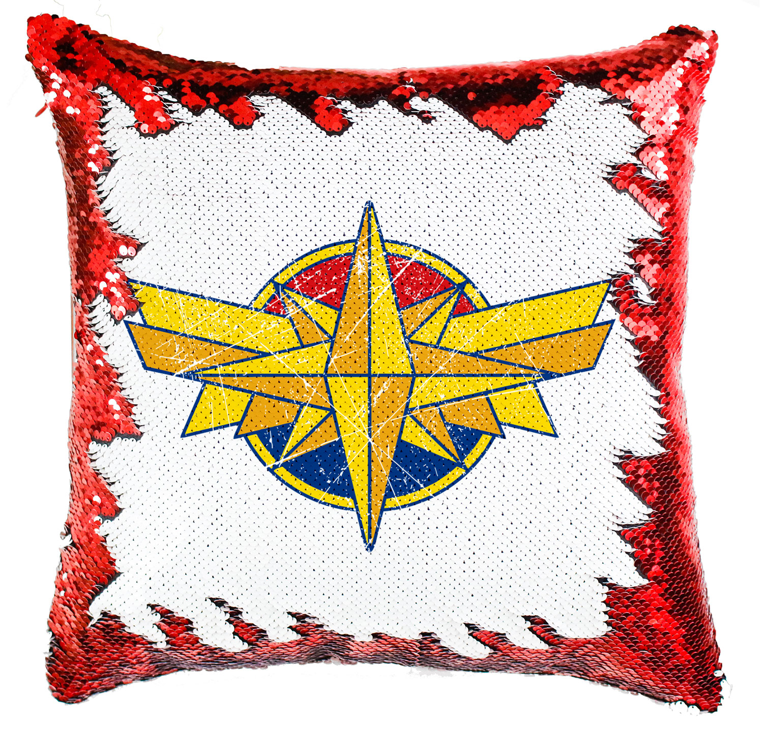captain marvel marvel kapitány Simiflitteres Párnahuzat