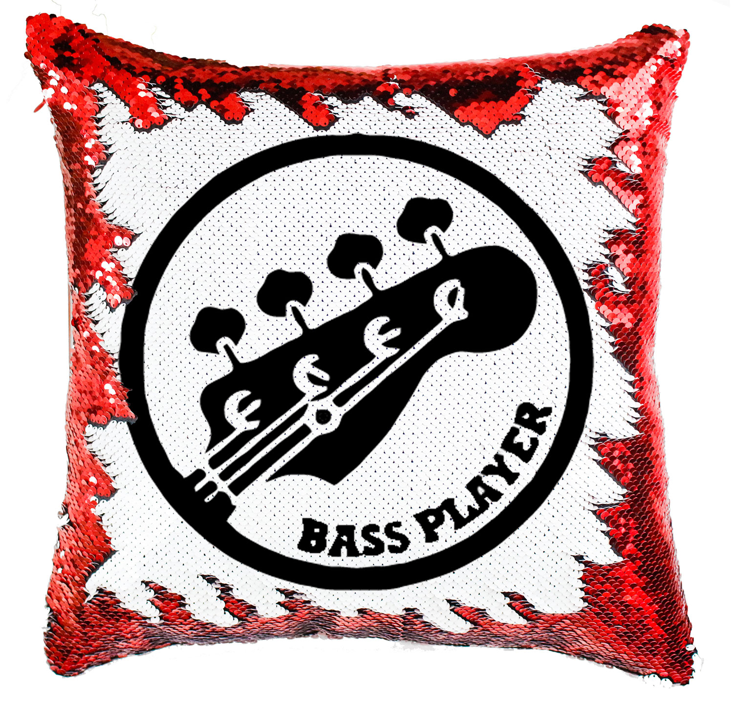 gitár gitárs bass gitár Simiflitteres Párnahuzat