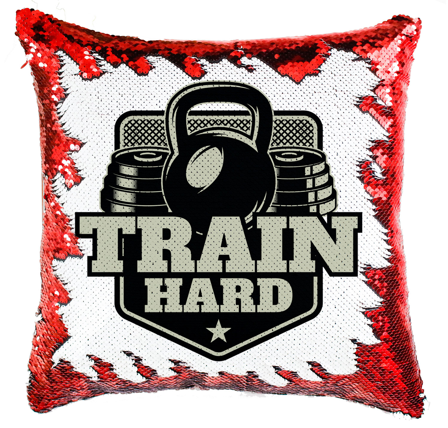 kondi kondizás train hard Simiflitteres Párnahuzat