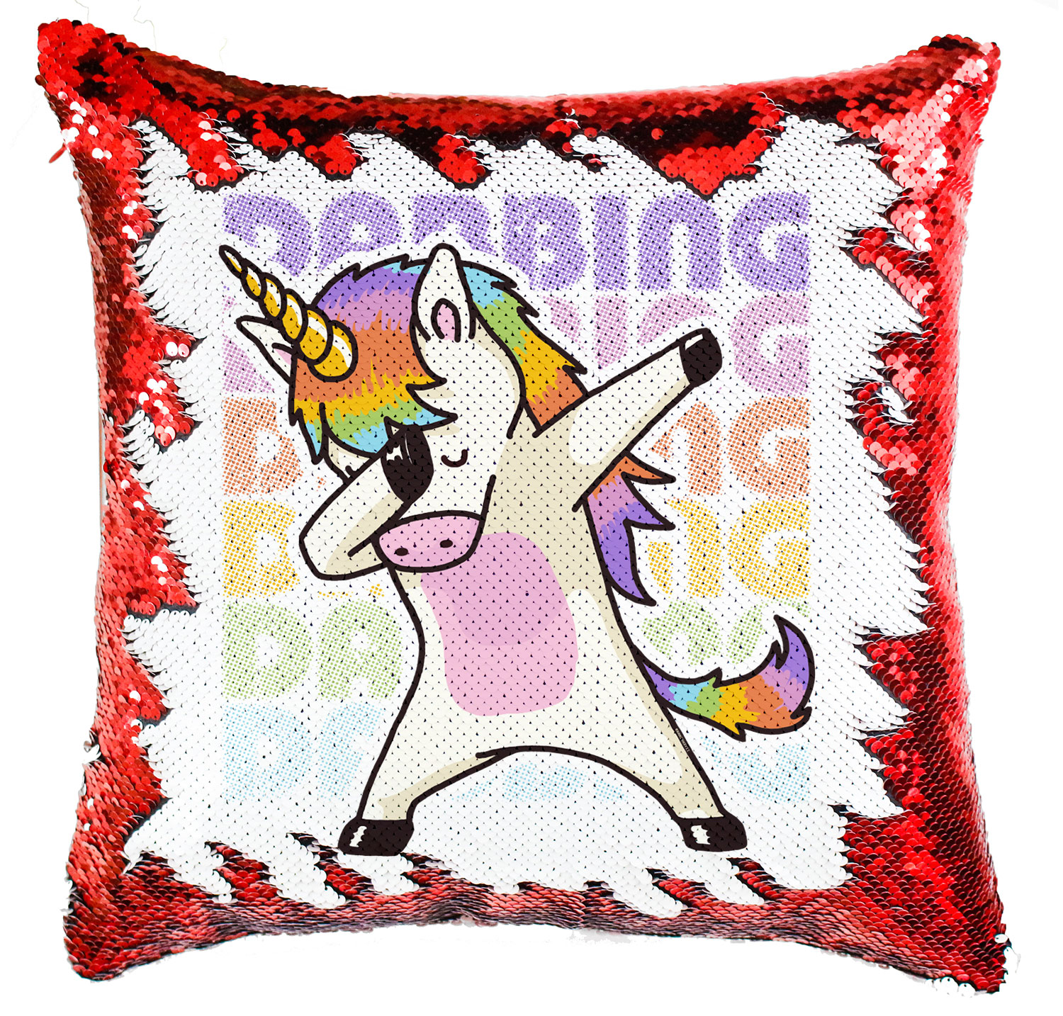 dabbing unikornis unicorn Simiflitteres Párnahuzat